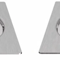Viking SS 304 Drain Flat Square - Stainless Steel 304, Polished Finish, PACK OF 2 125mm (5") in Length and Width with Hole for Waste Pipe 2-28