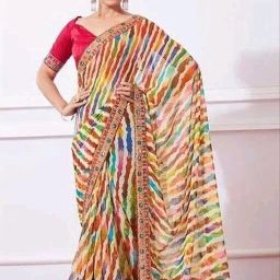 Self Design Bollywood Georgette Saree-image-54