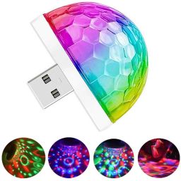 Small USB Disco Projector Bulb Dj Light for Bedroom Home Decor Party and Cars Single Disco Ball-image-12