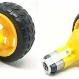 L-Shaped 60 RPM BO Motor with 65X25 65 X 25 Wheel - 2 Pcs Sets Motor Control Electronic Hobby Kit-image-10