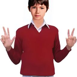 OSWAL Maroon Uniform Sweater-image-21