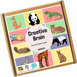 Creative Brain Flash Card: Learn in 4 minutes| Animals of the world-2