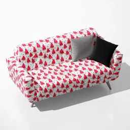 AZ5008266SOF_FB_RF_R-SP_D56^80_VL Watercolor Summer Watermelon Pattern D1 Velvet Sofa Fabric Sofa Fabric-17