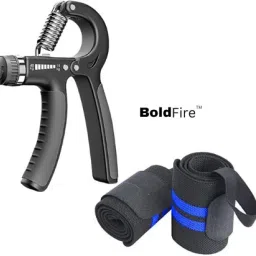 FITNESS Adjustable 10kg to 40kg Hand Gripper With Wrist Band (Pack of 2) Hand Grip/Fitness Grip-image-44