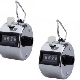2pcs Manual Easy Press Analog Tally Counter-10