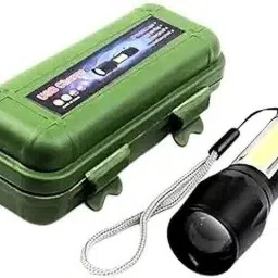 Mini Pocket Torch - Compact and Portable Flashlight Green Stainless Steel Table Lantern-image-21