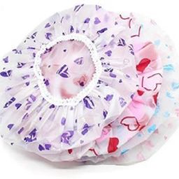 Reusable Elastic Water Proof Shower Cap (Pack of 3)-image-72
