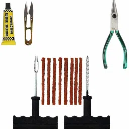 EX-5003 Portable Flat Tire Puncher Fixing Box Tubeless Tyre Puncture Repair Kit-picture-45