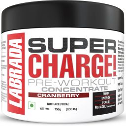 Super Charge Pre-Workout Concentrate 150g, Cranberry (30 Servings Pre Workout-image-75