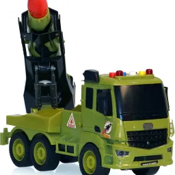 Kids Button Powered Army Vehicle Toys for Baby Boys & Baby Girls with Lights Music and Sounds, Pretend War & Action Toy for Kids-17
