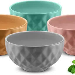Ceramic Serving Bowl Prism Ceramic Handcrafted Shine Matte - Ceramic Bowl Set-image-45