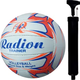 Orange white mashi volleyball pu size-4 with pump0988 Volleyball - Size: 4-image-30