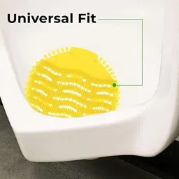 nency enterprise Plastic Urinal Screen Mats with Fragrance for Bathroom Use (Lemon) -10 Pcs Set Waterless Commode Urinal image 5