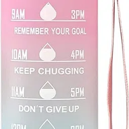 givni mart Motivational Water Bottle 1000 ml Water Bottle-picture-21