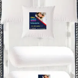 3 Cushion And 2 Bolster Microfibre Abstract Bolster Pack of 5-image-129