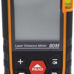 Distance Meter 80m Digital Laser Distance Measuring Tape Tool, Distance Measuring Meter (80 meter) Non-magnetic Engineer's Precision Level-7