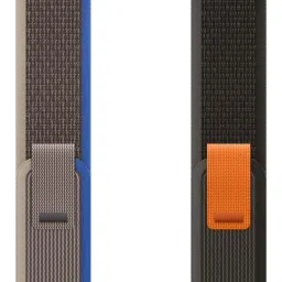 DARKFIT Trail Loop Bands/Straps Compatible with Watch 49mm 46mm 46mm 45mm 44mm 42mm, Adjustable Velcro Premium Strap for iWatch Ultra & Ultra 2 Series SE 10 8 7 6 5 4 3 2 1. (Only 2 Pcs Trail Loop Strap, Watch NOT Included) Smart Watch Strap (Black, Blue) Smart Watch Strap-81