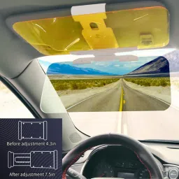 Day & Night Visor for Your car, Anti-Glare HD Car Clearer Vision & Safe Driving Combo-image-72