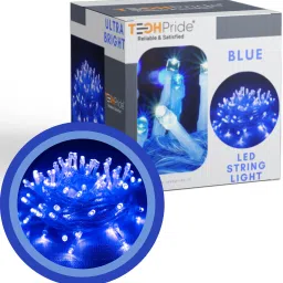 40 LEDs 11 m Blue Steady String Rice Lights-image-6