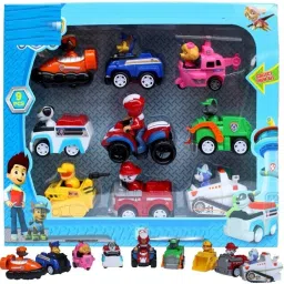 akvanar Paw Patrol Dogs Characters & Vans Figures Toy (Multicolor) image 3