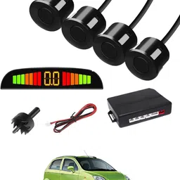 msnp Black 4 Parking Reverse Safety Sensor For Vehicles-248 Universal Reverse Black Parking Sensor With Buzzer And LED Display-248 Parking Sensor-picture-34