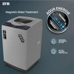ifb 7 kg Fully Automatic Top Load with In-built Heater Black, Grey image 3