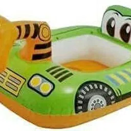 Inflatable Vehicle Bullozer Shape Style Sit Swimming Pool Float Tube For Kids. Swim Floatation Belt-picture-25