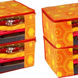 PRAHAN INTERNATIONAL Soiled Garment Bag , Apparel Storage, Appliance Covers QWS150 for Sarees Cloths Polyester Laundry Bag-image-28