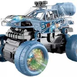 Stunt Spray Battery Operated Car with 3D Flashing Light and sound Toy for Kids-picture-36
