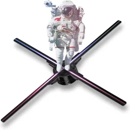microware 3D Hologram Fan, 25.6“ Hologram Projector Advertising Display with Remote (4200 lm) Portable Projector-20