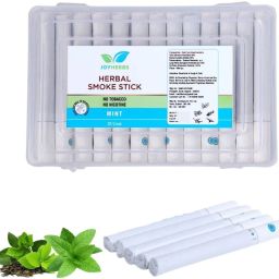 Ayurvedic & Herbal Cigarette, Mint Flavour Smoke Tobacco Free Cigarettes Smoking Cessations-picture-15