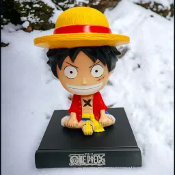Figure-Super Hero Monkey D Luffy Limited Edition One Piece Bobblehead 78-image-9