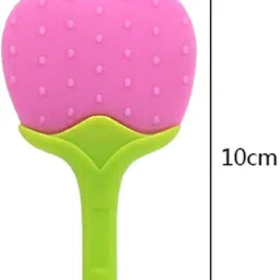 drisona' Silicone BPA Free Fruit Shape Teethers for Baby/Infants (Grapes & Apple) Teether image 3
