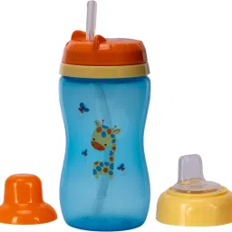 Spartan 2 in 1 Spout n Straw Sipper with Hood 270ml-7