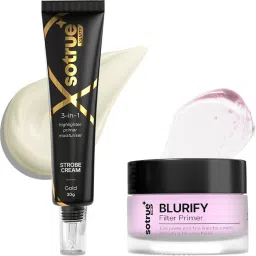 Prep & Glow Combo Pack of Blurify Primer 15gm and Strobe Cream 30gm Highlighter-8