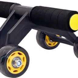 Abdominal 4 wheel ab roller with knee mat with Knee Mat for Stomach Exercise Ab Exerciser-27