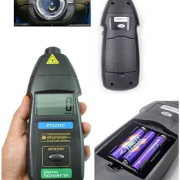divinext DT-2234C Non Contact Digital Tachometer Speed RPM Meter Non Contact Tachometer image 3
