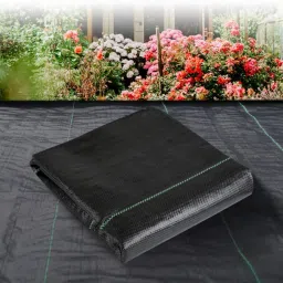 Weed Mat for Agriculture 110 GSM (1 Meter X 5 Meter) Weed Block Gardening Mate Garden Mulch-19