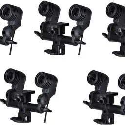 Hiffin ®E27 Bulb Holder 2 in 1 Set of 5 Pcs Photo Studio Bulb Holder Translucent Reflector Umbrella-19
