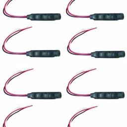 TAAPSEE 8 Pieces CCTV Audio Surveillance Microphone MIC for CCTV Camera Systems Camera Microphone-27