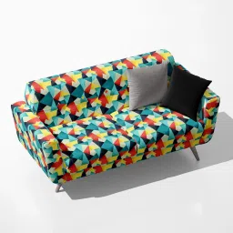 AZ5008046SOF_FB_RF_R-SP_D56^80_VL Abstract Colorful Triangle Pattern Velvet Sofa Fabric Sofa Fabric-1