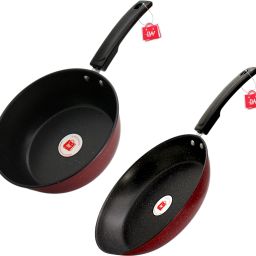 LAZYwindow Nonstick Sauce Pan & Fry Pan Set – Sauce Pan 20 cm diameter 1.25 L capacity-image-3