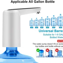 shivanka Automatic Wireless Water Can Dispenser Pump with Low Noise & High Efficiency Bottom Loading Water Dispenser image 3