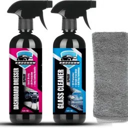 Groommm Car Interior Cleaner & Liquid Vehicle Glass Cleaner-image-5