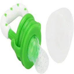 Baby fruit Feeder/BPA Free/Food Feeder/Silicone Food Nibbler(Green) Soother-25