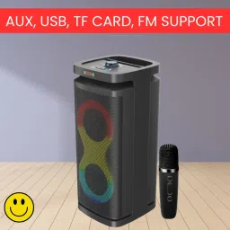 Clairbell A1 (PORTABLE BLUETOOTH PARTY SPEAKER) HD Quality Audio &Wireless Karaoke MicT281 40 W Bluetooth Party Speaker-image-50
