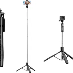 WeCool Portable Bluetooth selfie stick with Wireless remote access and Extendable up to 153 Cm Selfie tripod stand for Mobile Bluetooth Selfie Stick-image-53