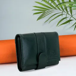 wildauk Women Casual, Formal, Travel, Evening/Party Green Artificial Leather Wallet-picture-46