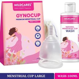 Large Reusable Menstrual Cup Menstrual cup & Period cup Wash safe Easy-to-Use-image-35
