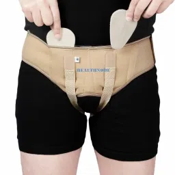 Hernia Belt Pain Relief Support with Removable Pads & Adjustable Straps Supporter-image-40